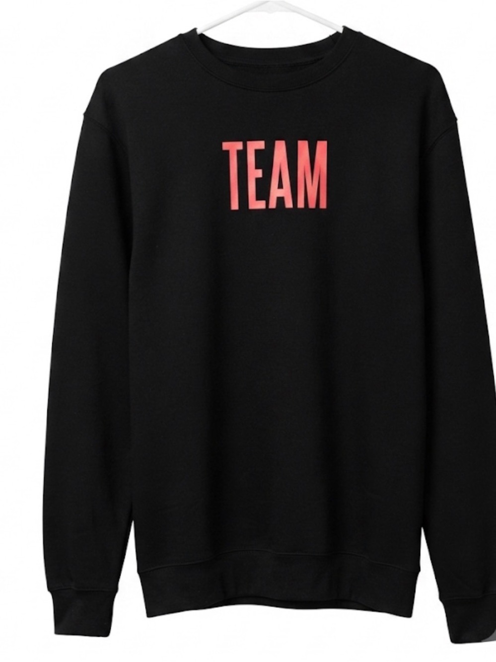 Justin Bieber 2017 Stadium Tour Team Black Red Crewneck Sweatshirt Small Merch